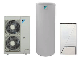 DAIKIN hava kaynakl� split tip �s� pompas� par�alar� , D�� �nite , hydro box ve boyler