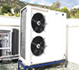 Kompakt havadan suya 21 kw ısıtma 19 kw soğutma ısı pompası