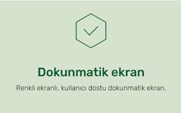 dokunmatik ekranl s pompas